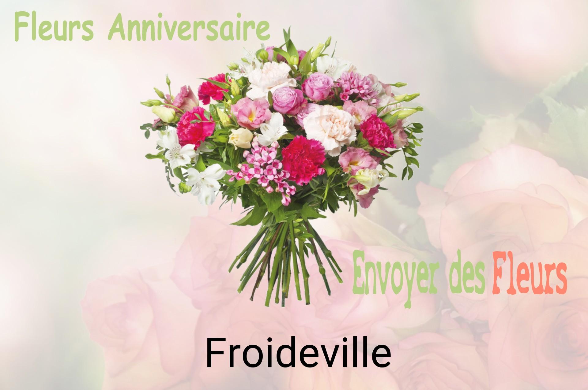Bouquet de fleurs d’anniversaire livré à Froideville