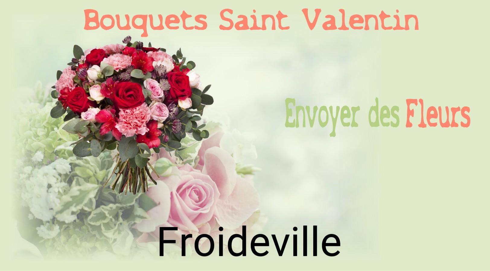 Roses de Saint-Valentin livrées à Froideville